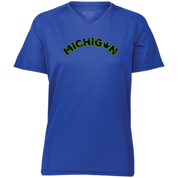LH/2792 Augusta Ladies' Raglan Sleeve Wicking T-Shirt