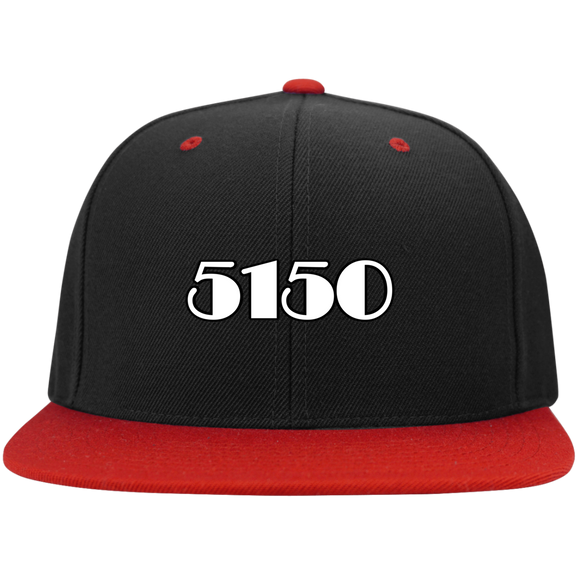 STC19 Sport-Tek Flat Bill High-Profile Snapback Hat